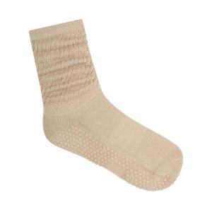 Scrunch Latte | Soft Non-Slip Socks | MoveActive